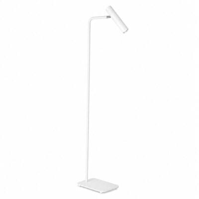 lámpara de pie "lina blanco" orientable y luz focalizada canals