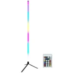 led esquinera rgb 110cm con control, app y sensor audiorítmico