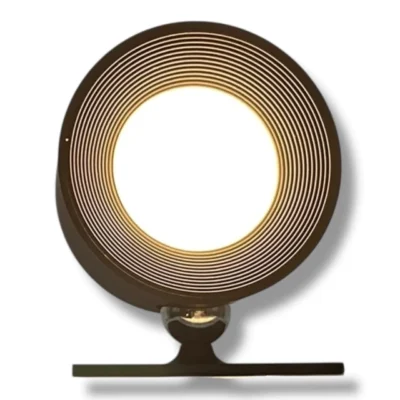 lámpara de pared led recargable con carga usb y rotación 360° blanco (copia)