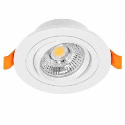 spot de embutir de aluminio orientable gu10 Ø10 cm blanco mate (copia)