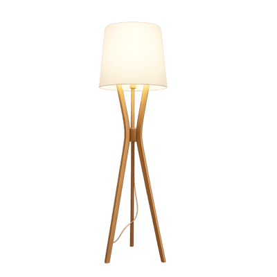 lampara de pie "yuliana" madera paraiso negra (copia)