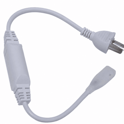 adaptador cable enchufe para tira led 220v