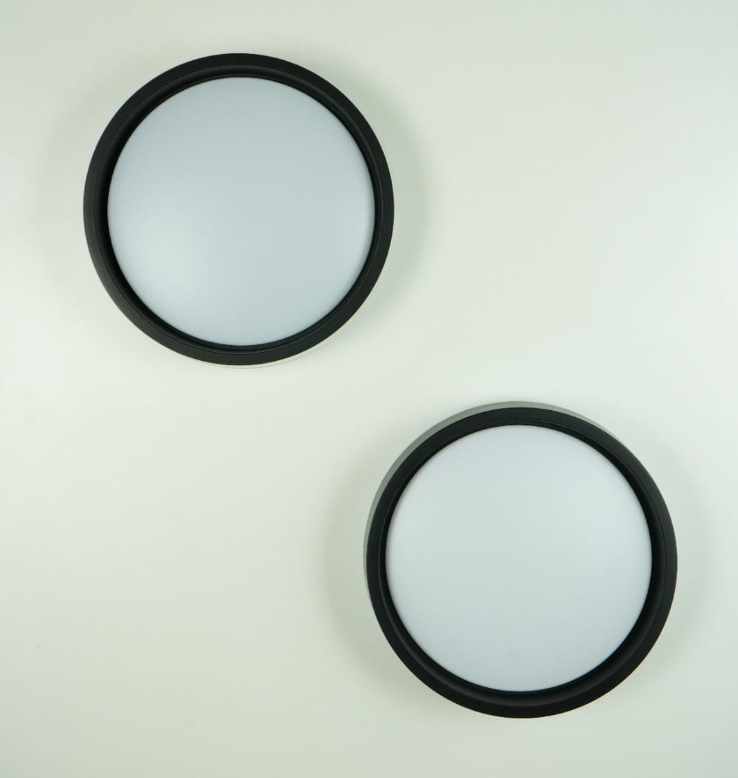 plafon led redondo vitra m 18w 3000k negro