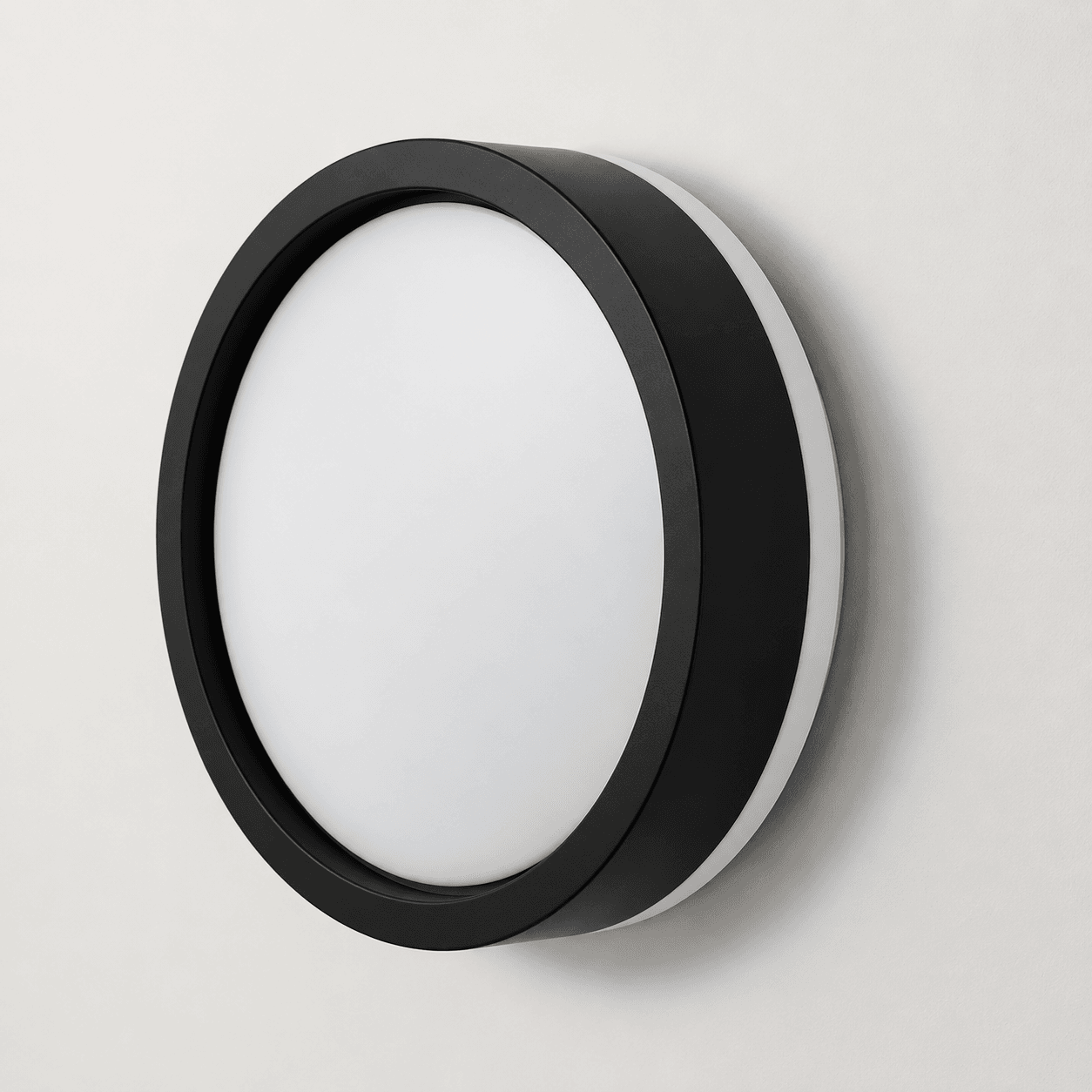 plafon led redondo vitra m 18w 3000k negro