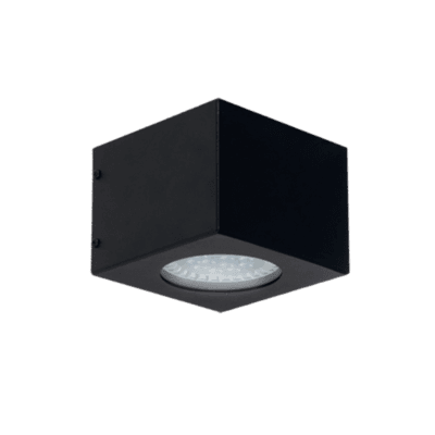 aplique unidireccional para ar111 "mónaco" negro