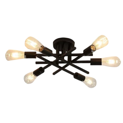 lampara de diseño araña *dron 3 luces* negro (copia)