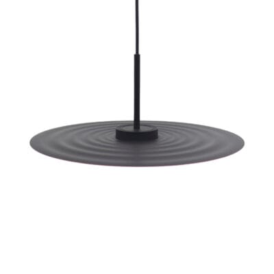 lámpara suspendida minimalista 12w 2700k dimerizable negro
