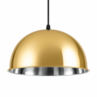 ultimo! lampara de techo media esfera Ø 34 cm bronce linea baradero